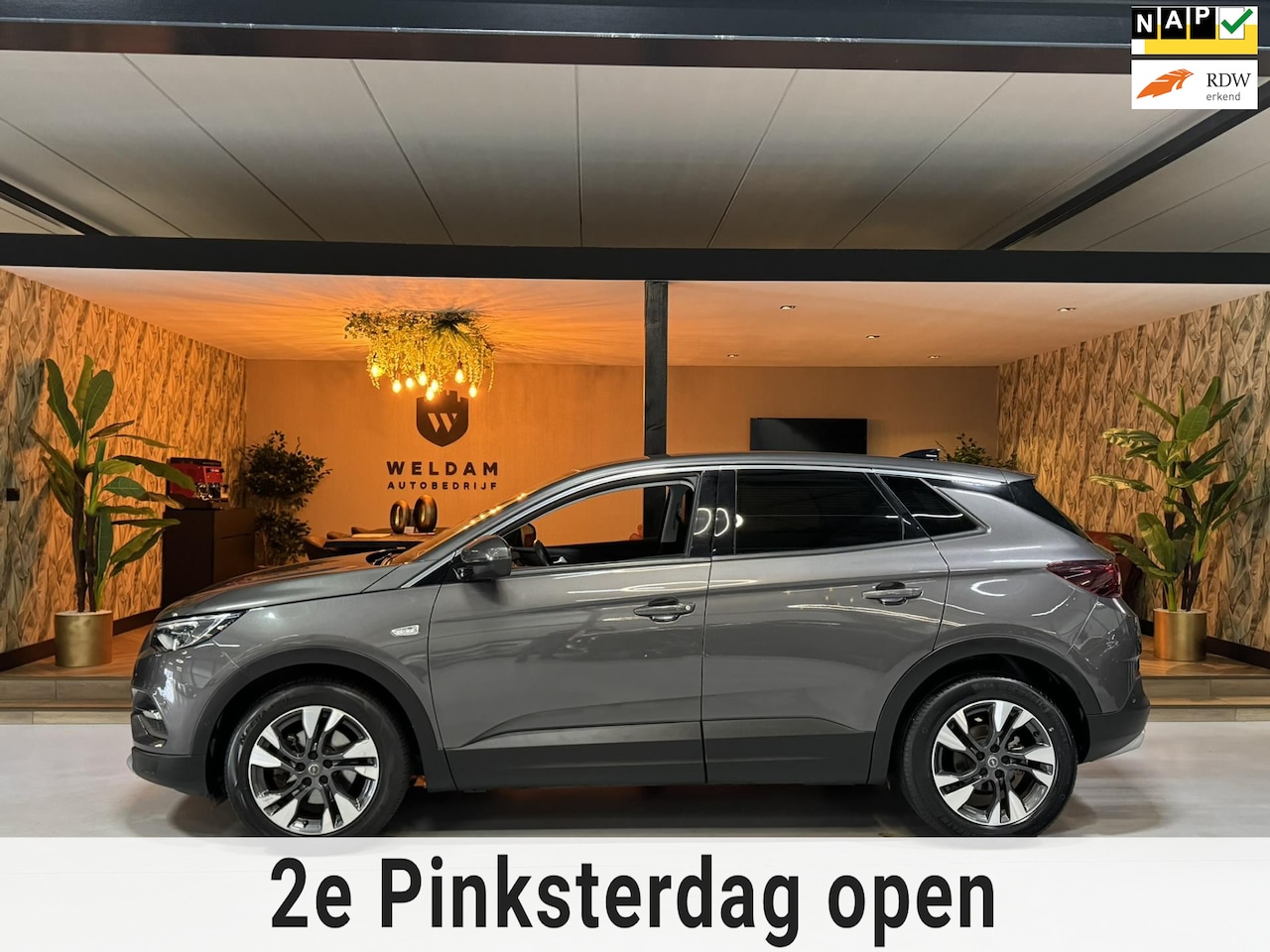 Opel Grandland X - 1.2 Turbo Innovation Garantie LED Navi Carplay Camera Cruise Clima Lande Blind Ass Rijklaa - AutoWereld.nl