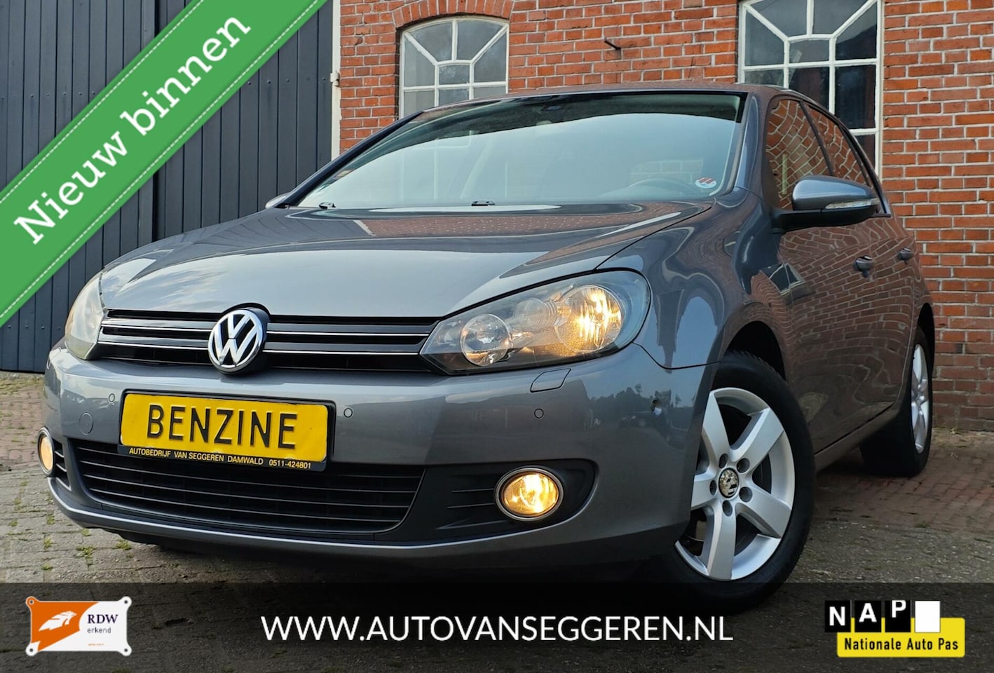Volkswagen Golf - 1.2 TSI comfl 105pk 6v/cruise/clima/nwst./garantie - AutoWereld.nl