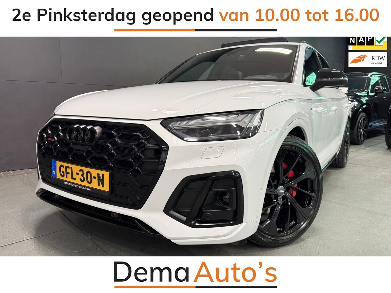 Audi Q5 SQ5 - 55 TFSI e 367PK 3X S-LINE 21'' BLACK-LINE PANO/B&O/H-UP// FULL-OPTION!! - AutoWereld.nl