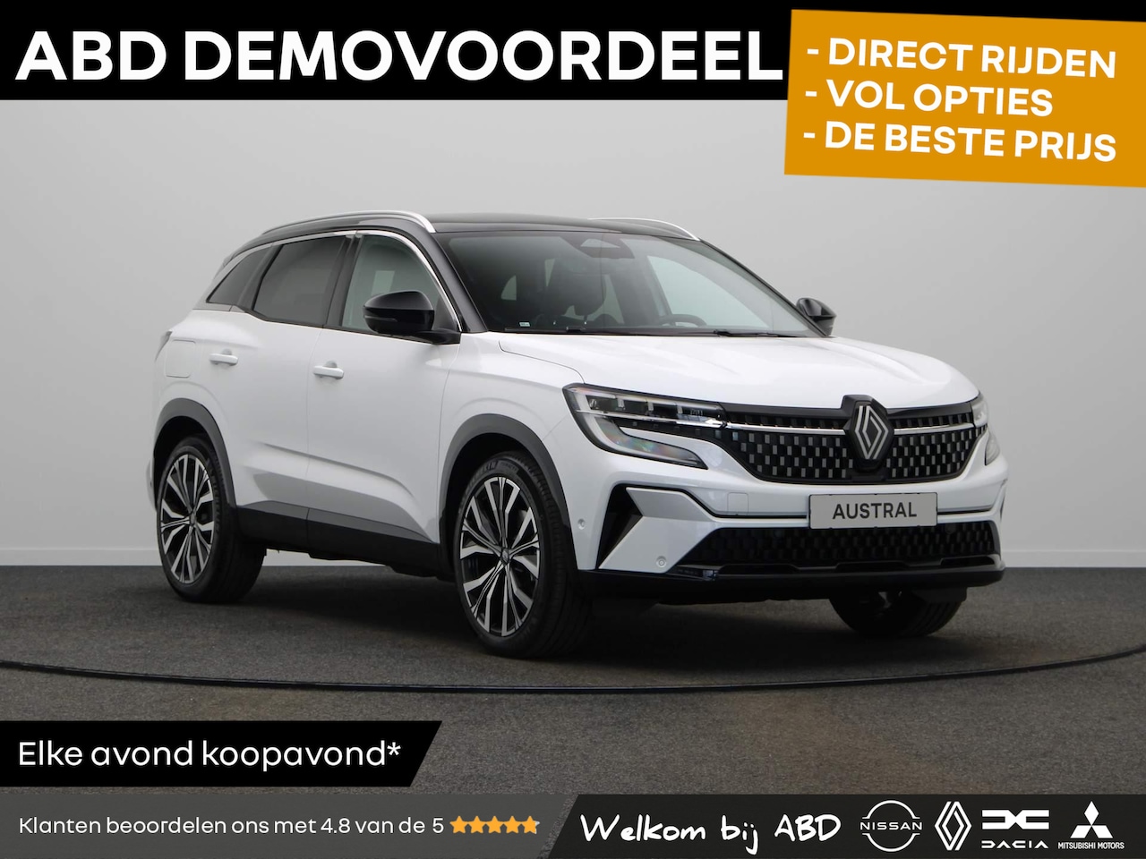 Renault Austral - E-Tech Hybrid 200pk Iconic | Panoramisch vast glazen dak | Harman Kardon | Active driver a - AutoWereld.nl