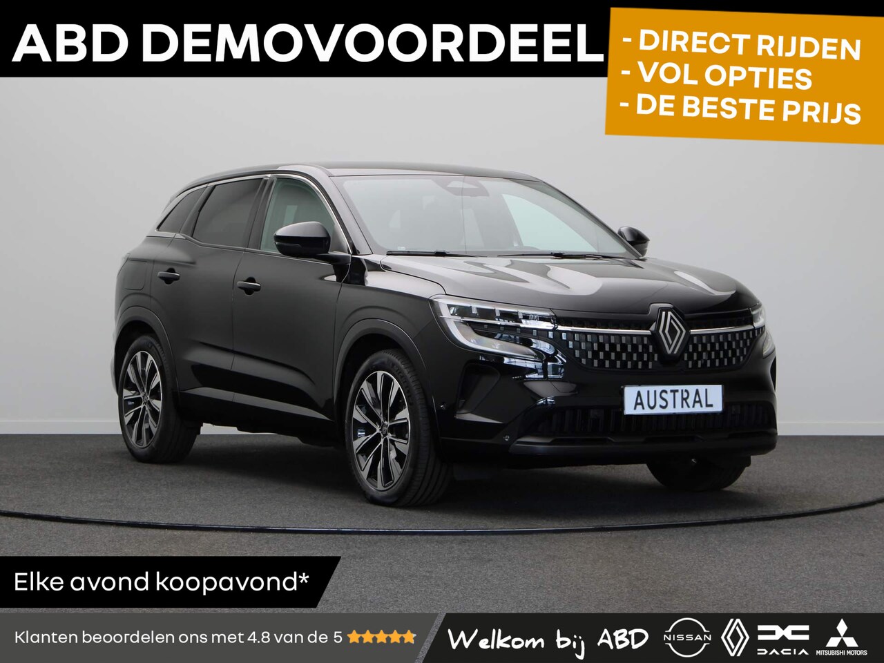 Renault Austral - E-Tech Hybrid 200pk Techno | Elektrisch bedienbare achterklep | Android automotive | - AutoWereld.nl