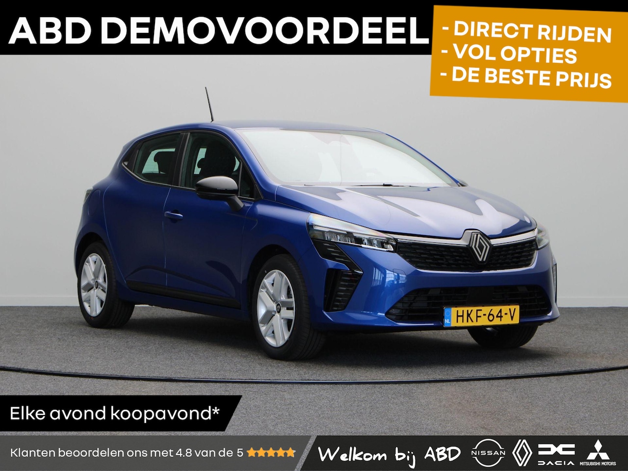 Renault Clio - 1.6 E-Tech Full Hybrid 145pk evolution | Navigatie | Parkeersensoren achter | Apple carpla - AutoWereld.nl