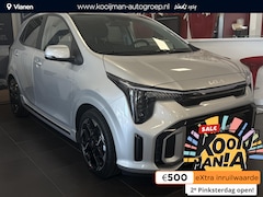Kia Picanto - GT-line , Schuif en Kanteldak, Keyless Entry, (Vegan) Leren Bekleding), Stoel en Stuurverw
