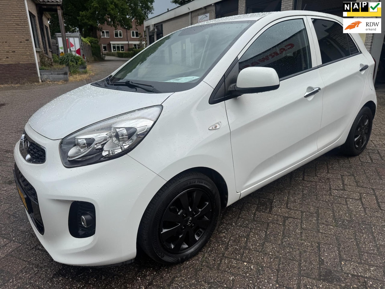Kia Picanto - 1.0 CVVT First Edition AIRCO ORG 109043 KM NAP O.H BOEKJES LM VELGEN NW APK AFLEVERING! - AutoWereld.nl