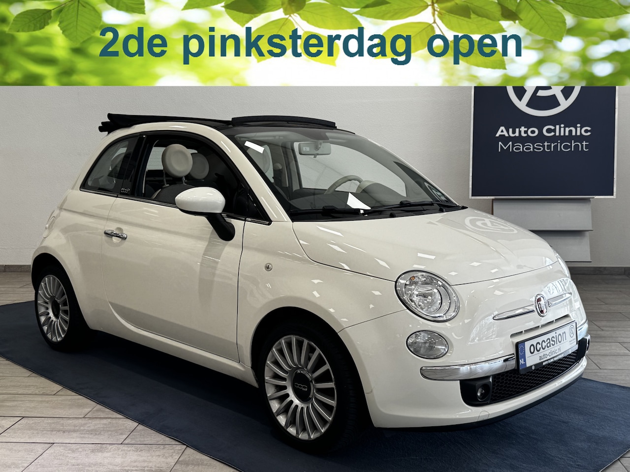 Fiat 500 C - 0.9 TwinAir CABRIO | 12 MDN GARANTIE | AIRCO-ECC | PDC | 2e PINKSTERDAG OPEN - AutoWereld.nl