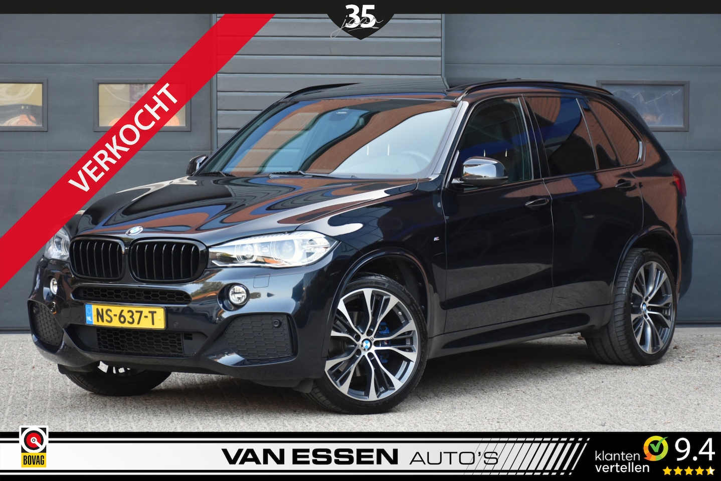 BMW X5 - xDrive30d High Executive M-Sport Pano Navi Camera H&K Trekhaak Head-Up Leder Nieuwe APK! - AutoWereld.nl