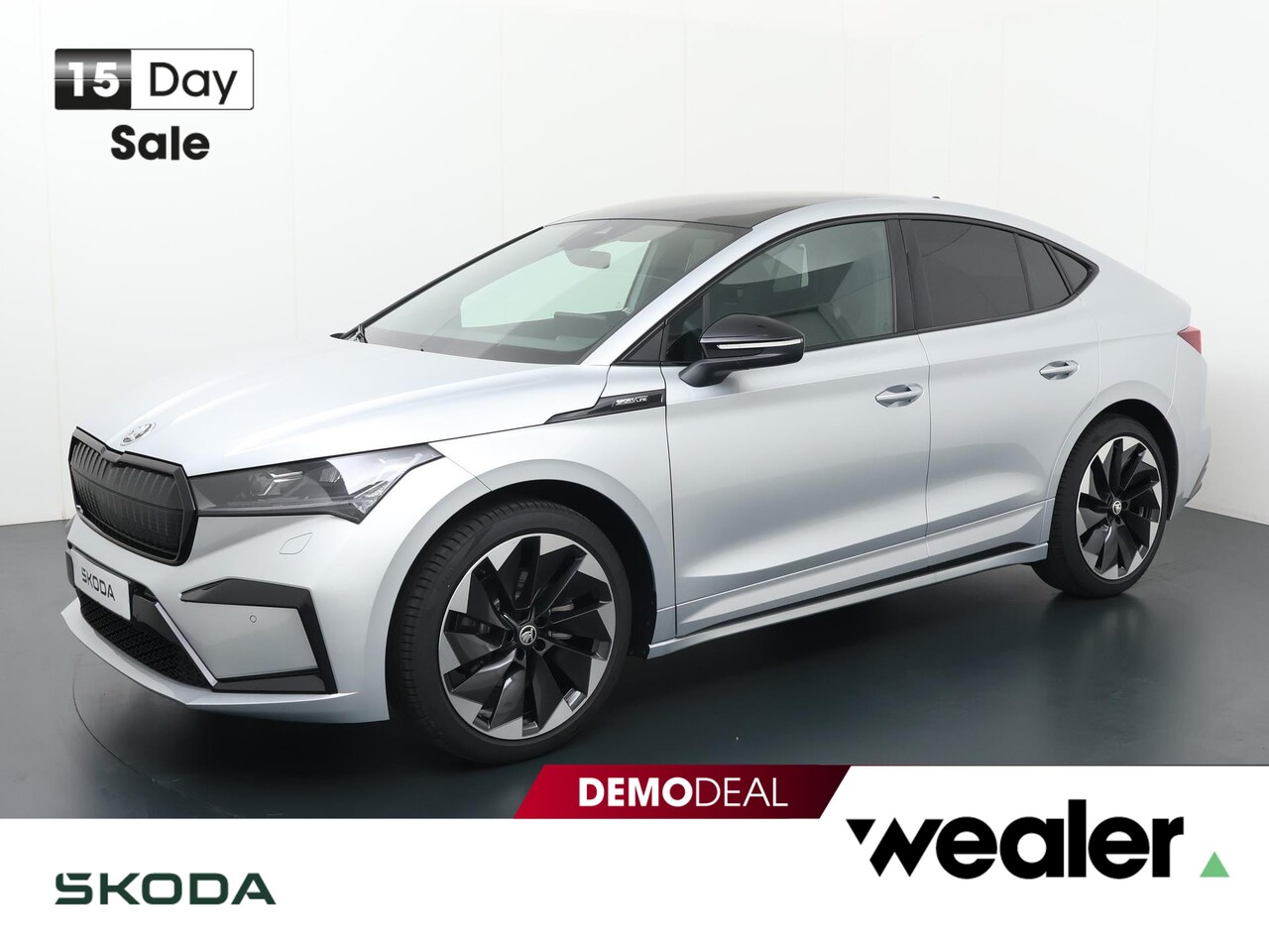 Skoda Enyaq Coupé iV - 60 Sportline 180 pk | Panoramadak | Apple Carplay/Android Auto | Navigatie | 21" Lichtmeta - AutoWereld.nl