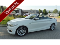 BMW 2-serie Cabrio - 218i M Sport Navi Pdc Airco Stoelverw Xenon Windscherm Trekhaak