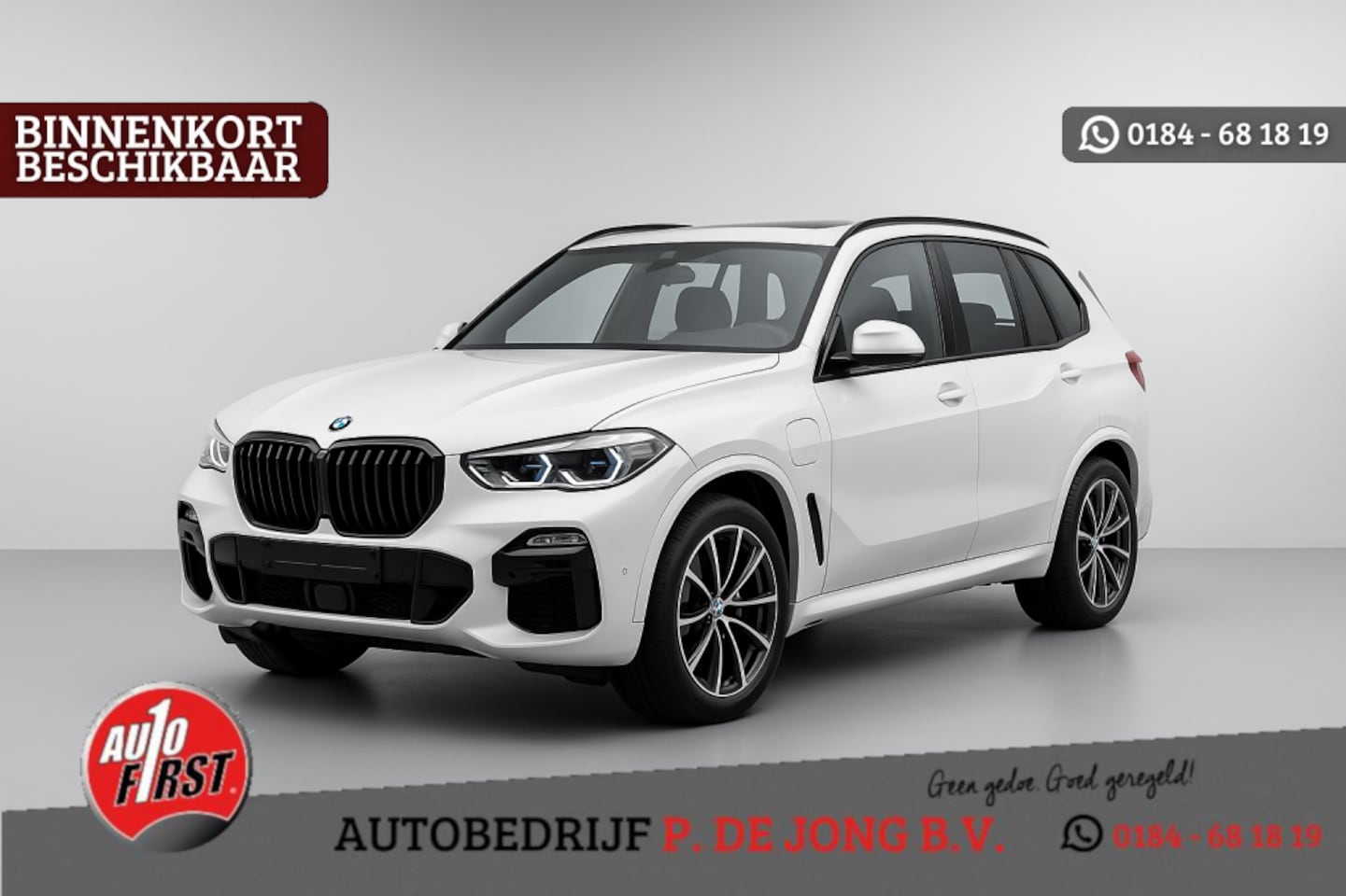 BMW X5 - XDRIVE45E M-Sport, Bom vol!, Pano, Trekhaak, Laser, Luchtvering - AutoWereld.nl