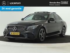 Mercedes-Benz C-klasse - 180 Business Solution AMG | AMG Line | Night Pakket | Panorama Schuif-Kanteldak | Lederen