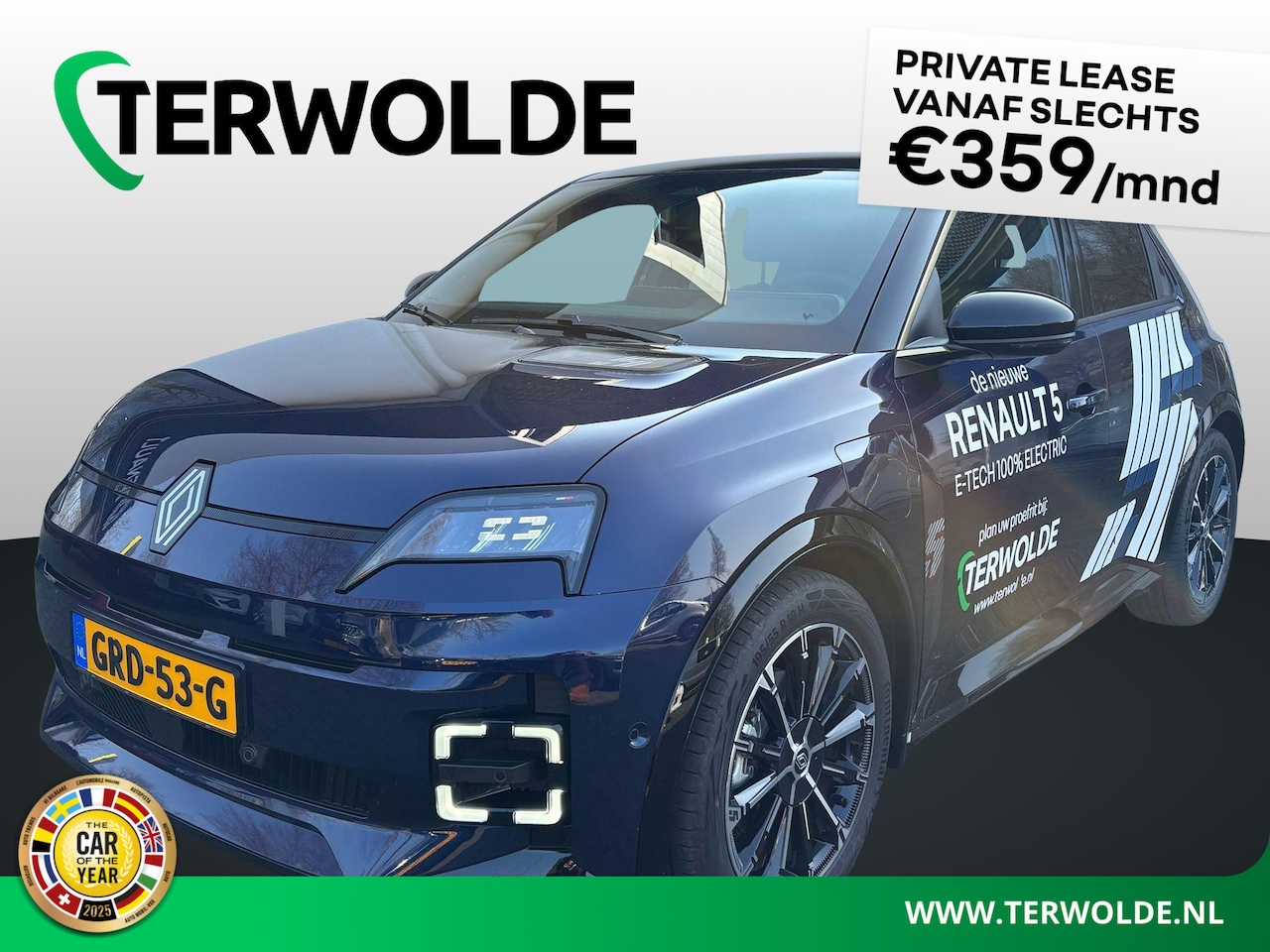Renault 5 - iconic cinq 150 pk comfort range | Adapt. Cruise | Harman Kardon | Stoel- & Stuurverw. | - AutoWereld.nl