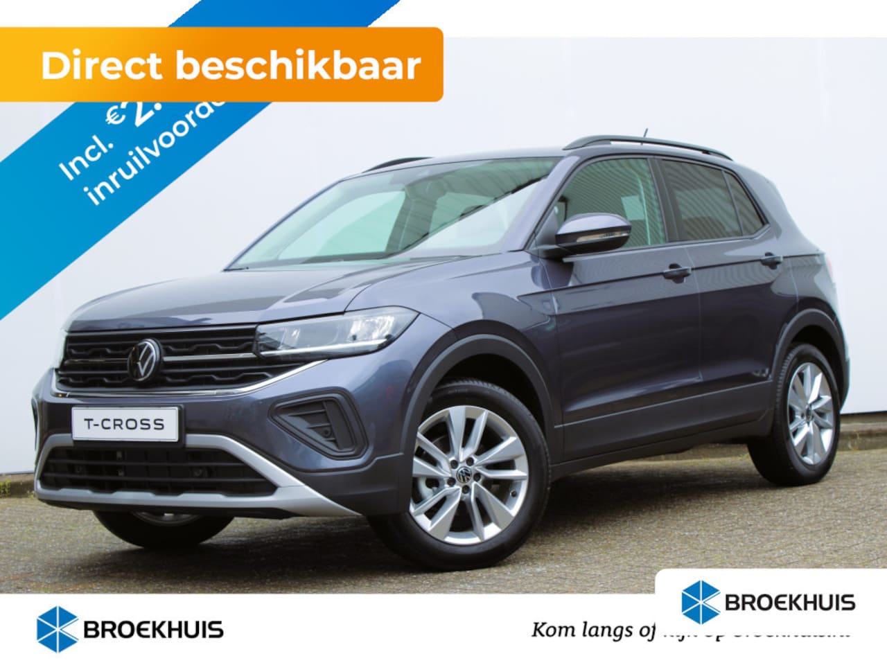 Volkswagen T-Cross - Life Edition | 'App-Connect' draadloze smartphone integratie | Achterlichten LED | Afstand - AutoWereld.nl