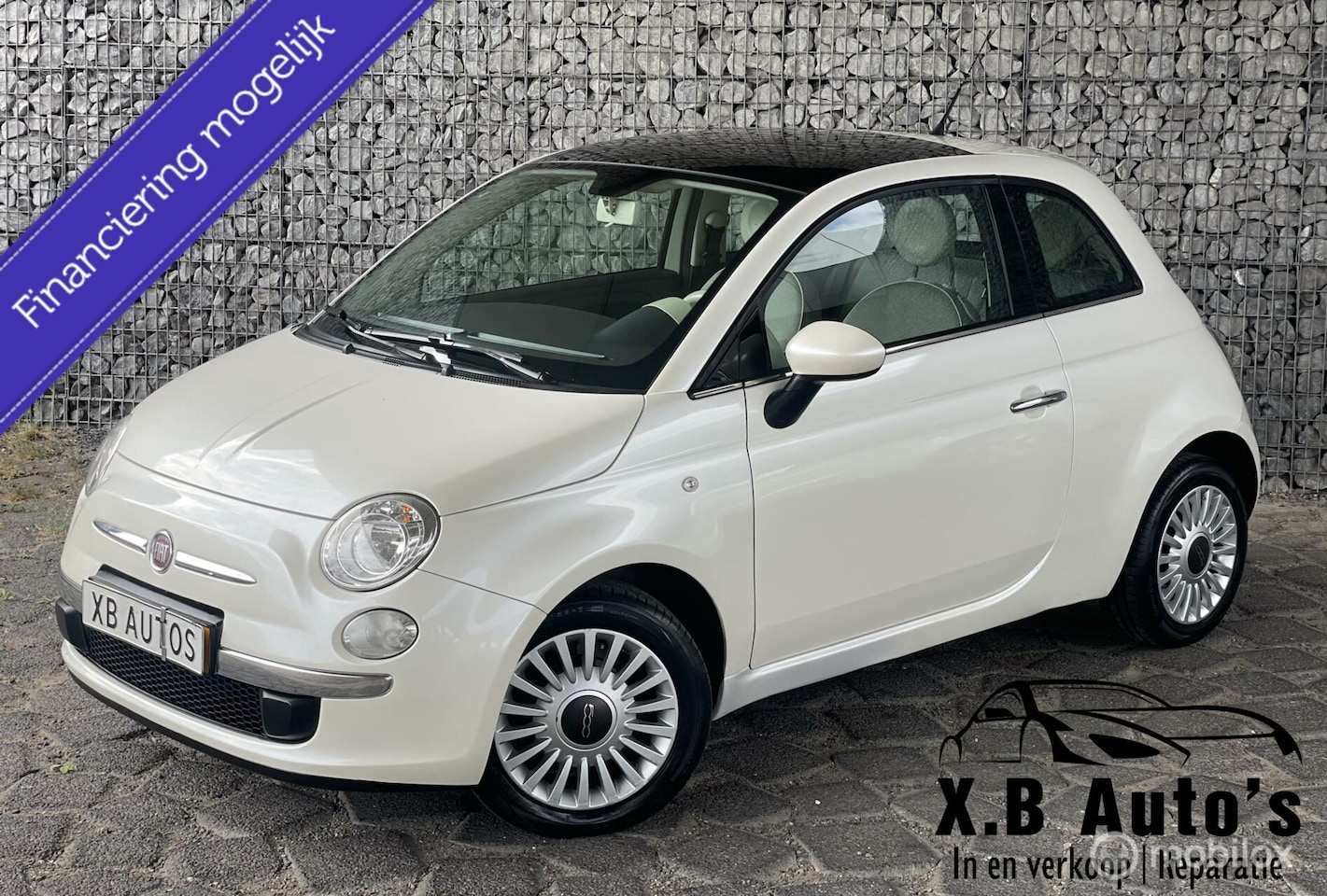 Fiat 500 - 1.2 Lounge |PANO|AIRCO|PAREL|APK 2026| - AutoWereld.nl