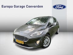 Ford Fiesta - 1.0 EB 100PK Titanium X | ADAP. CRUISE | DEALER OND. | WINTERPACK | TREKHAAK |