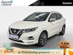 Nissan Qashqai - 1.3 DIG-T Tekna + AUTOMAAT AIRCO NAVI CAMERA PANORAMADAK LEER ADAPTIEVE CRUISE CONTROLE LM