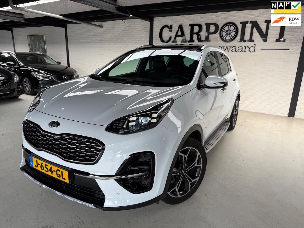 Kia Sportage - 1.6 CRDi MHEV GT-PlusLine 2020 Hybride Pano Leer 360 Camera Volste uitvoering - AutoWereld.nl