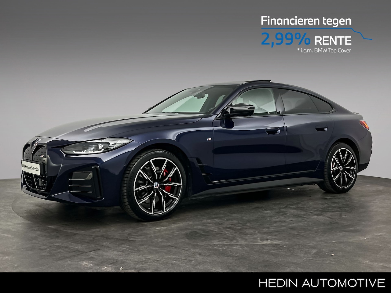 BMW i4 - M50 84 kWh M-Sport Pro | Schuifdak | Extra getint glas achter | Harman Kardon | Camera | - AutoWereld.nl