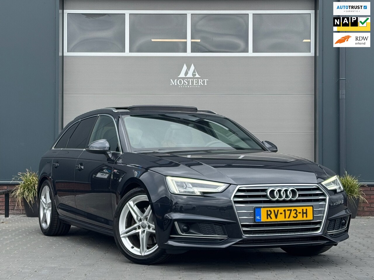 Audi A4 Avant - 2.0 TFSI/190pk Sport S line edition Automaat|2018|2x S-line|NAP|Led|Pano|PDC|Elek Kofferkl - AutoWereld.nl