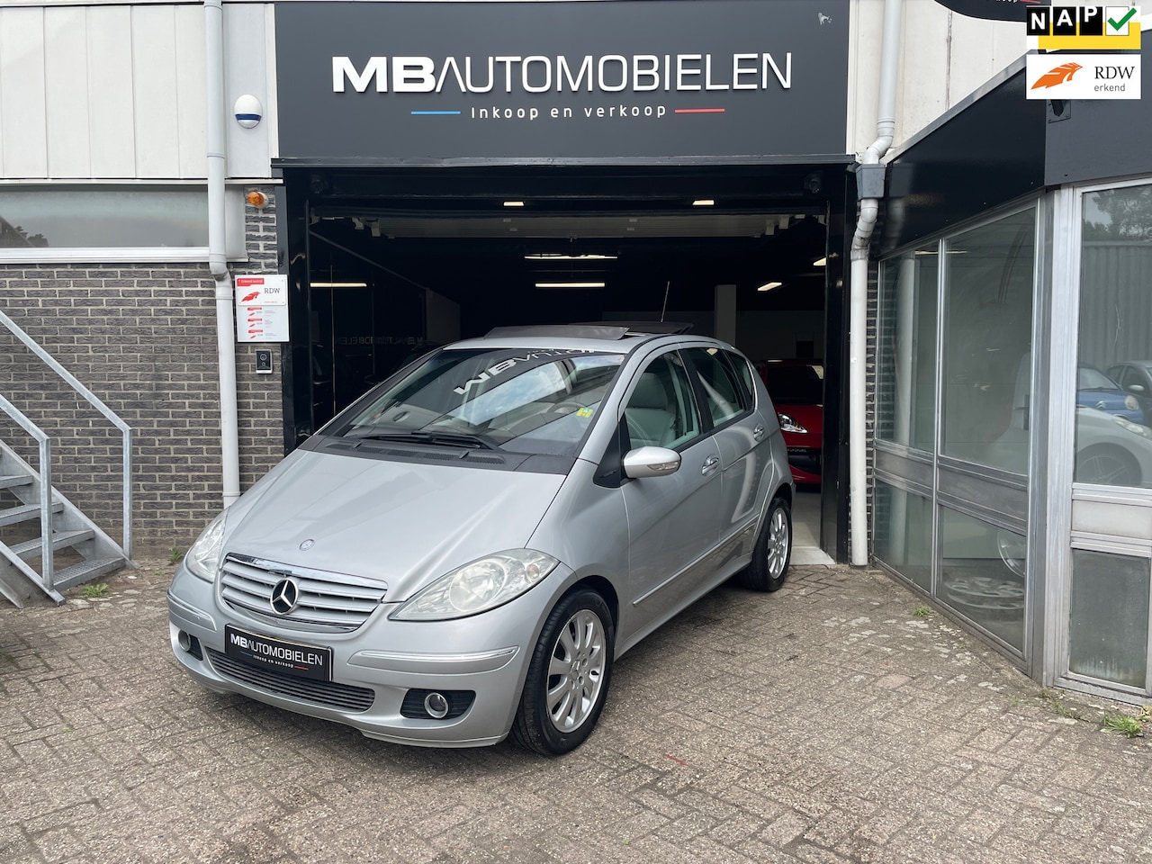 Mercedes-Benz A-klasse - 200 Elegance/ Leder/Panoramadak/APK/Nap/Airco/NL auto!! - AutoWereld.nl