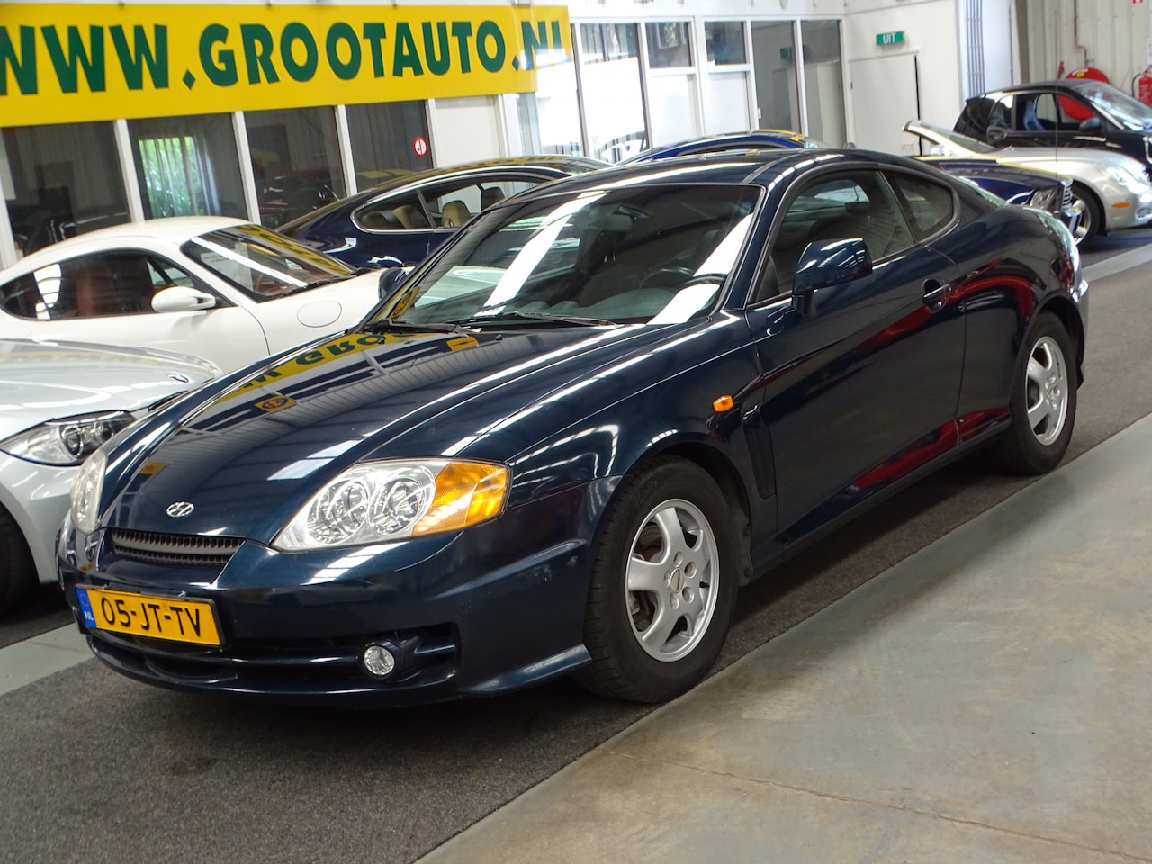 Hyundai Coupé - 2.7i V6 FX Automaat RATEL IN MOTOR Airco, Cruise Control, Stuurbekrachtiging - AutoWereld.nl