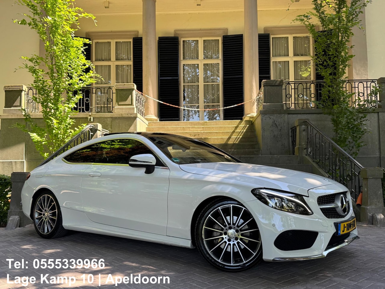 Mercedes-Benz C-klasse Coupé - 180 AMG Line Panoramadak Navi Camera Xenon Leder Climate Cruise Ctr Full Options - AutoWereld.nl