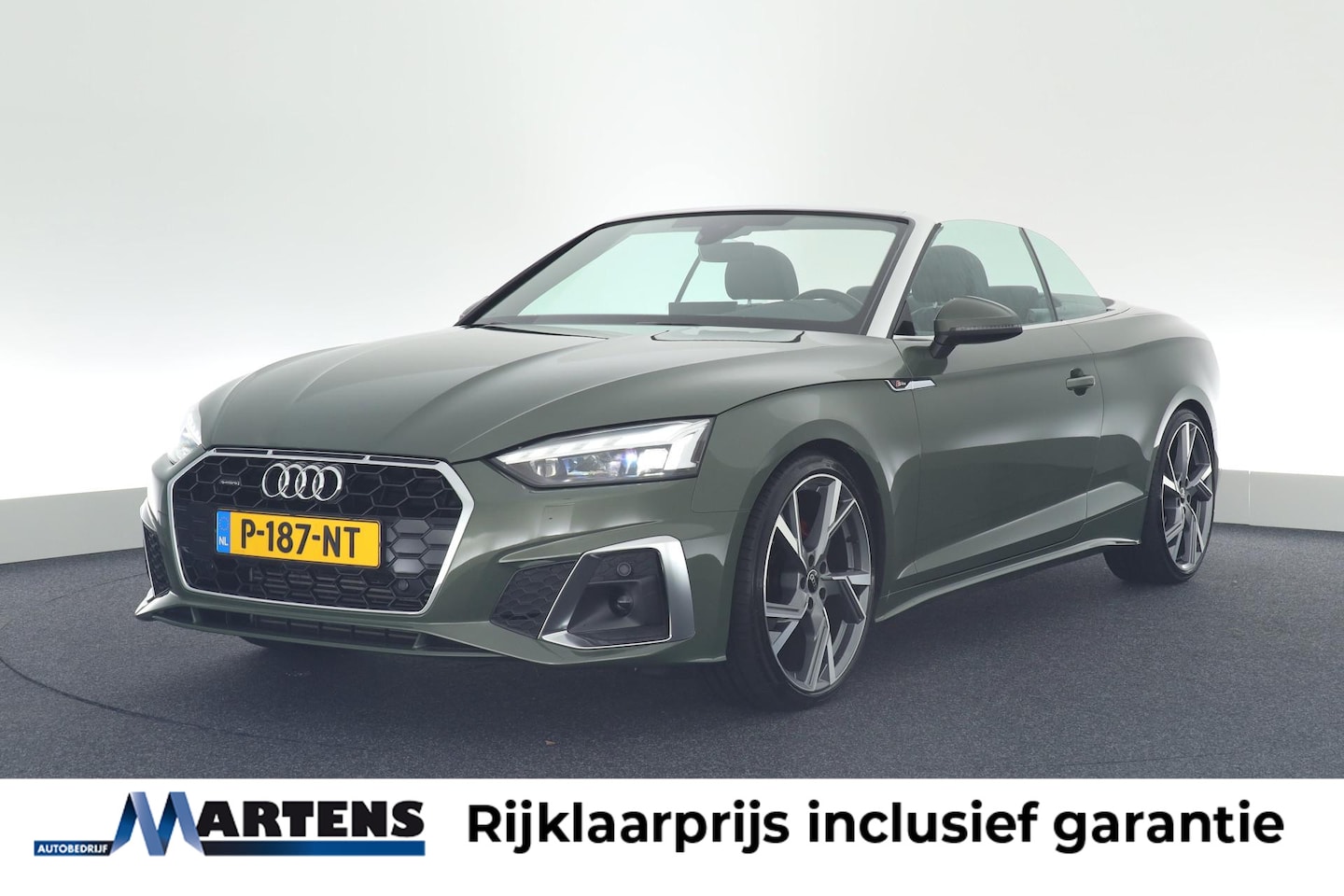 Audi A5 Cabriolet - 40 TFSI 204pk quattro 2x S-Line Nekverwarming Matrix Led Stoelverwarming Virtual Cockpit N - AutoWereld.nl
