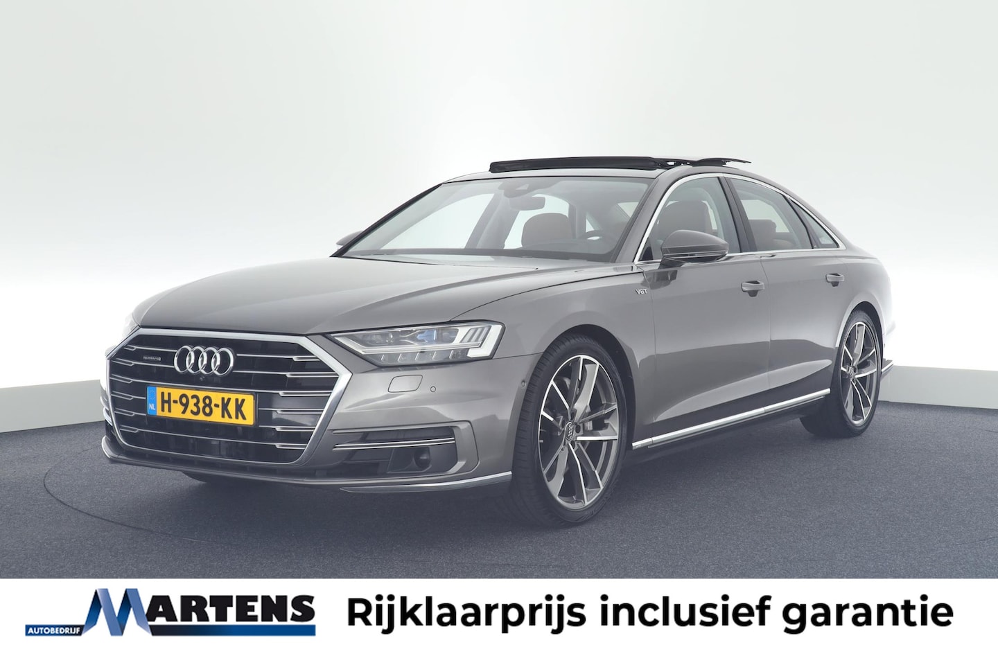 Audi A8 - 55 TFSI 340pk quattro Pro Line Plus Cognac Leder B&O Panoramadak Memory 360Camera Head-Up - AutoWereld.nl