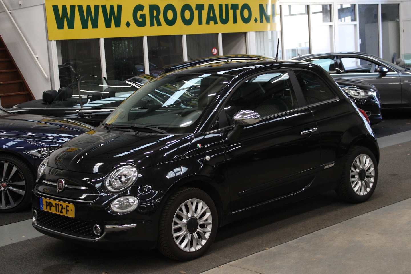 Fiat 500 - 1.2 Panoramadak, Airco, Multi/Media, Stuurbekrachtiging - AutoWereld.nl