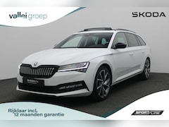 Skoda Superb Combi - 1.4 TSI 218 pk DSG iV Sportline Business | Panoramadak | Trekhaak | Geheugenstoelen | Lede