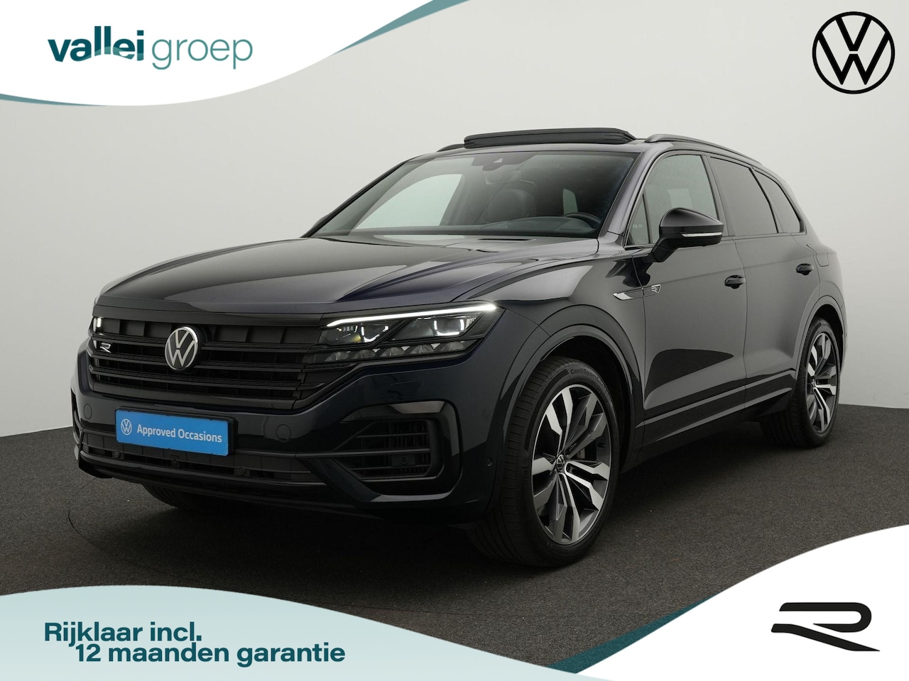 Volkswagen Touareg - 3.0 TSi 462 pk tiptronic eHybrid 4MOTION R-line | Panoramadak | Trekhaak | Puglia leder | - AutoWereld.nl