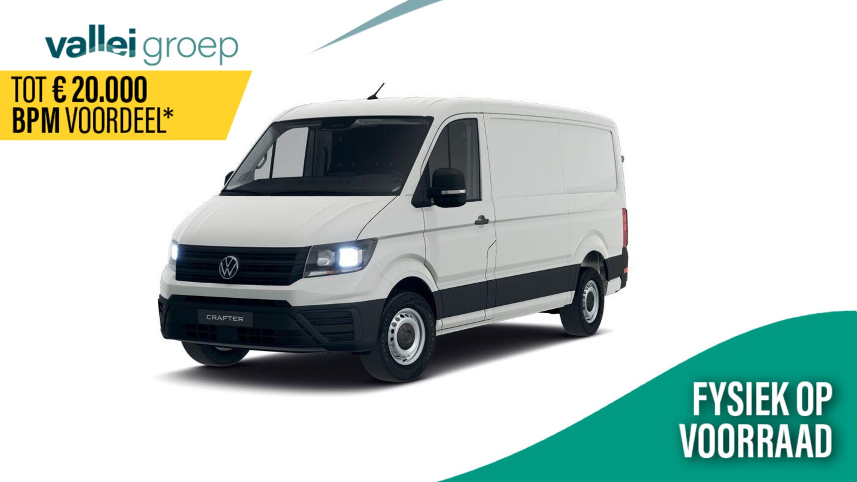 Volkswagen Crafter - Bedrijfswagens Trendline L3 2.0 TDI EU6 130 kW (177 pk) GVW 3.5T WB 3640 MM 6 versn. Han - AutoWereld.nl