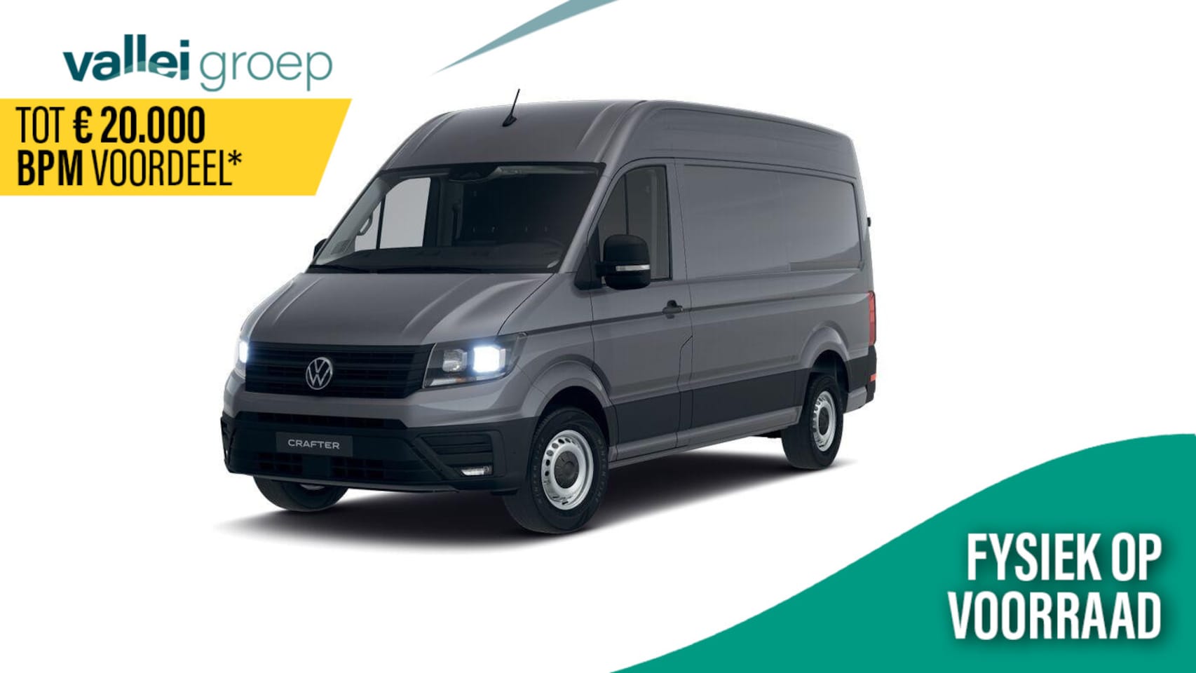 Volkswagen Crafter - Bedrijfswagens Highline L3 2.0 TDI EU6 103 kW (140 pk) GVW 3.5T W B 3640 MM 8 versn. Auto - AutoWereld.nl