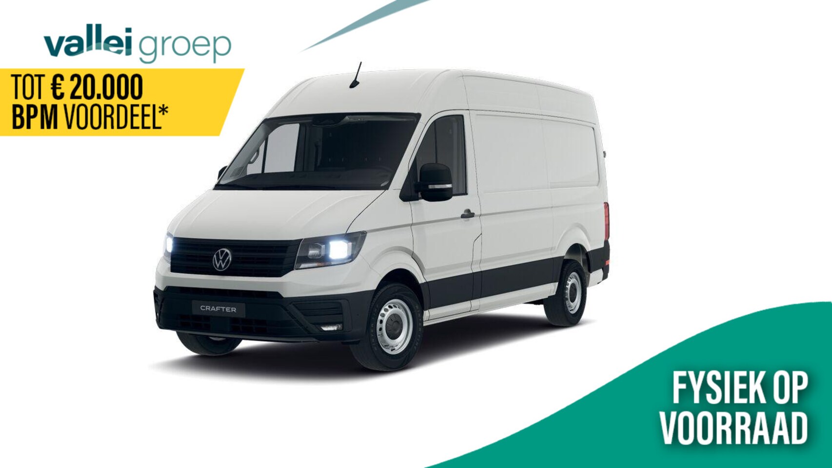 Volkswagen Crafter - Bedrijfswagens Highline L3 2.0 TDI EU6 103 kW (140 pk) GVW 3.0T W Volkswagen Bedrijfswagen - AutoWereld.nl