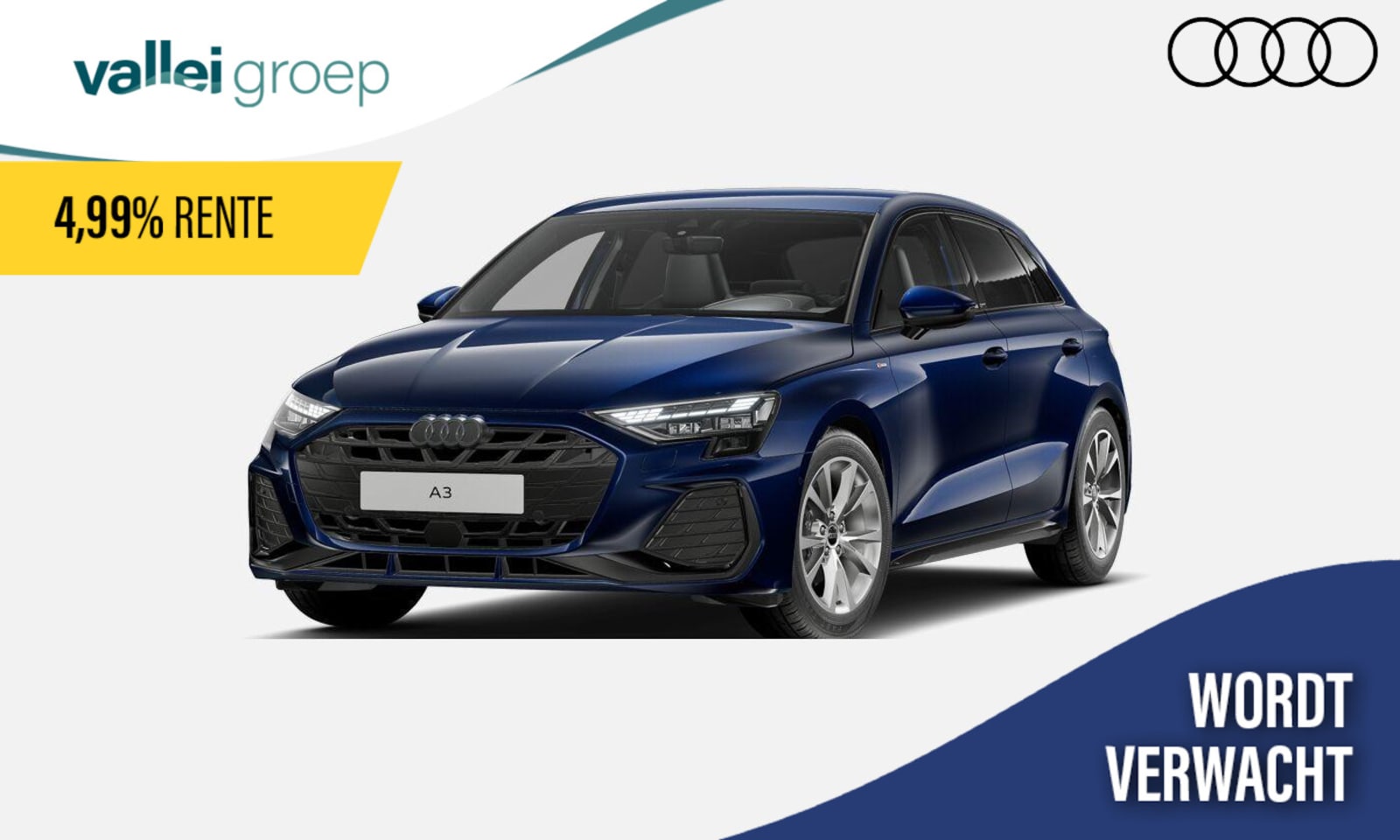 Audi A3 Sportback - S edition 30 TFSI 116 PK Lichtpakket Pro ambient Light | Warmtewerend glas donker getint | - AutoWereld.nl