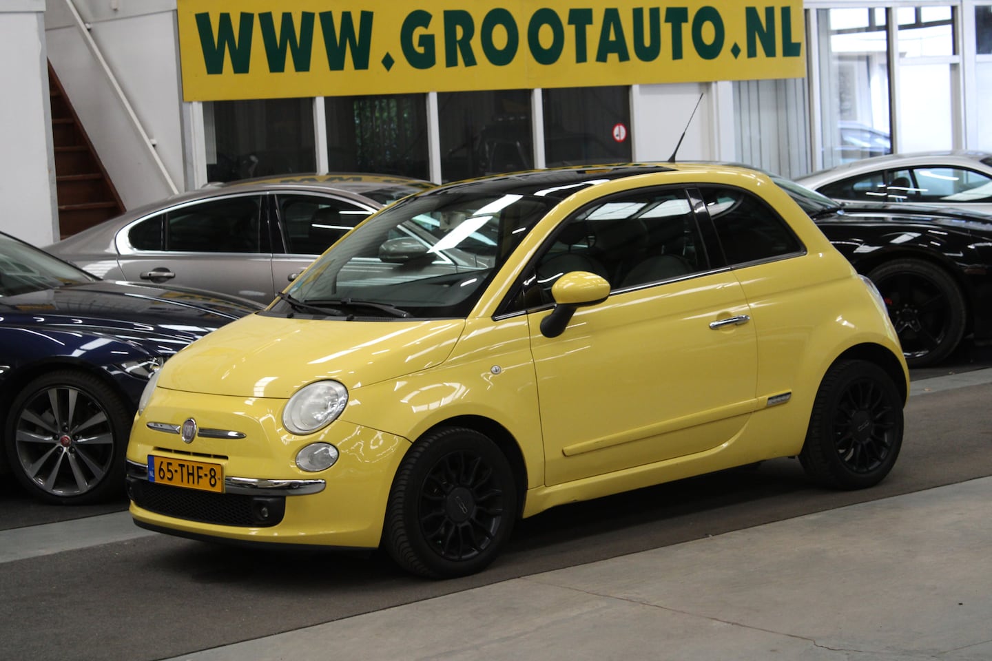 Fiat 500 - 0.9 TwinAir Lounge Panoramadak, Airco, Stuurbekrachtiging - AutoWereld.nl