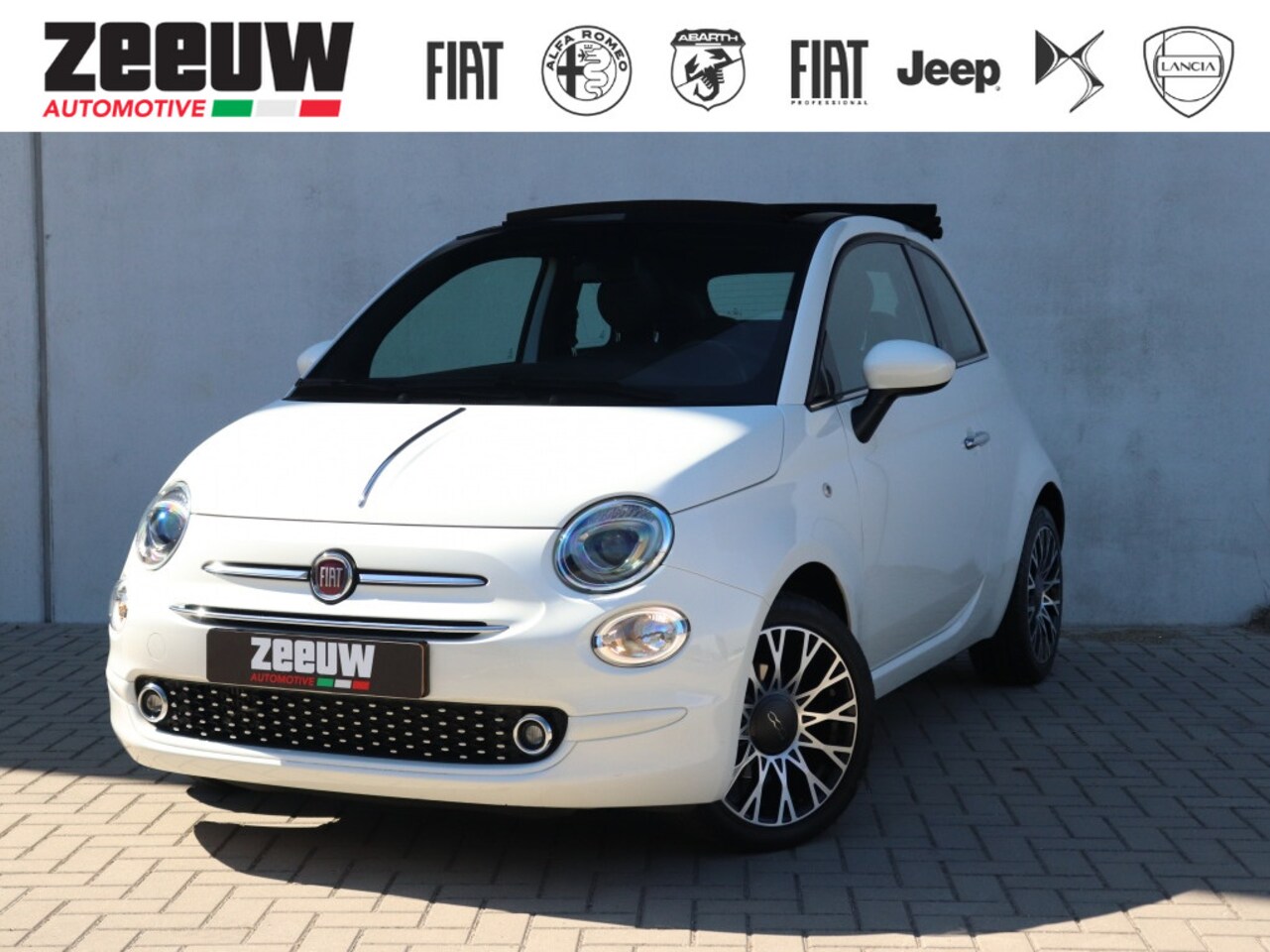 Fiat 500 C - TwinAir Turbo 85 PK 120TH | Leder | Navi | Carplay | Clima | 16" - AutoWereld.nl