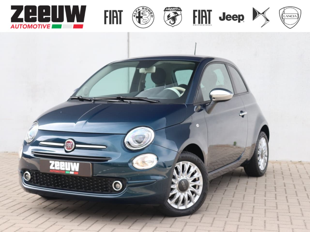 Fiat 500 - 1.0 Hybrid 70 PK | Carplay | Cruise | Chrome | PDC | 15" - AutoWereld.nl