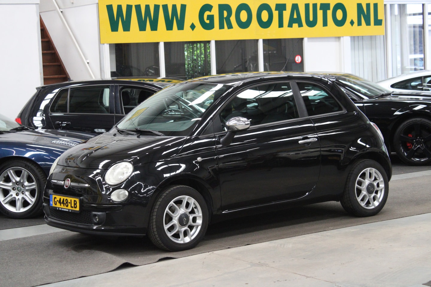 Fiat 500 - 1.4-16V Pop NAP, Airco, Leer/ Stof, Stuurbekrachtiging - AutoWereld.nl
