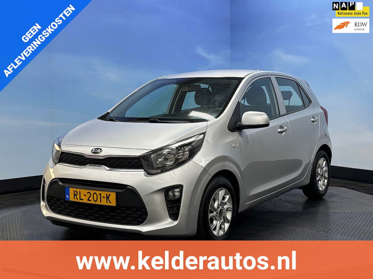 Kia Picanto - 1.0 CVVT ComfortPlusLine Navigator Navi, Airco, LMV - AutoWereld.nl