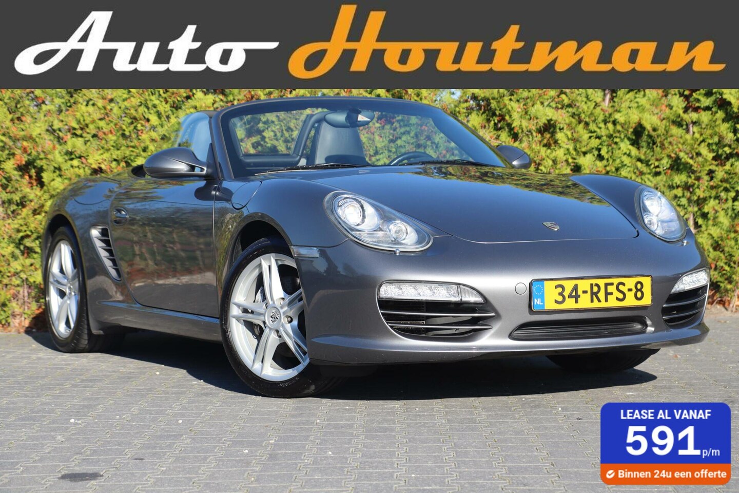 Porsche Boxster - 2.9 PDK Automaat|Nl dealer onderhouden|Facelift|Led|Cruise|Leder|Xenon|Navi|Cruise|Pdc - AutoWereld.nl