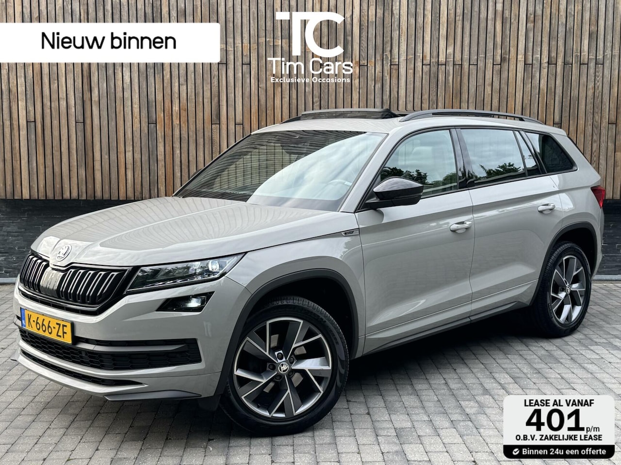 Skoda Kodiaq - 1.5 TSI Sportline Automaat | Volleer | Panoramadak | Trekhaak uitklapbaar | Stoelverwarmin - AutoWereld.nl