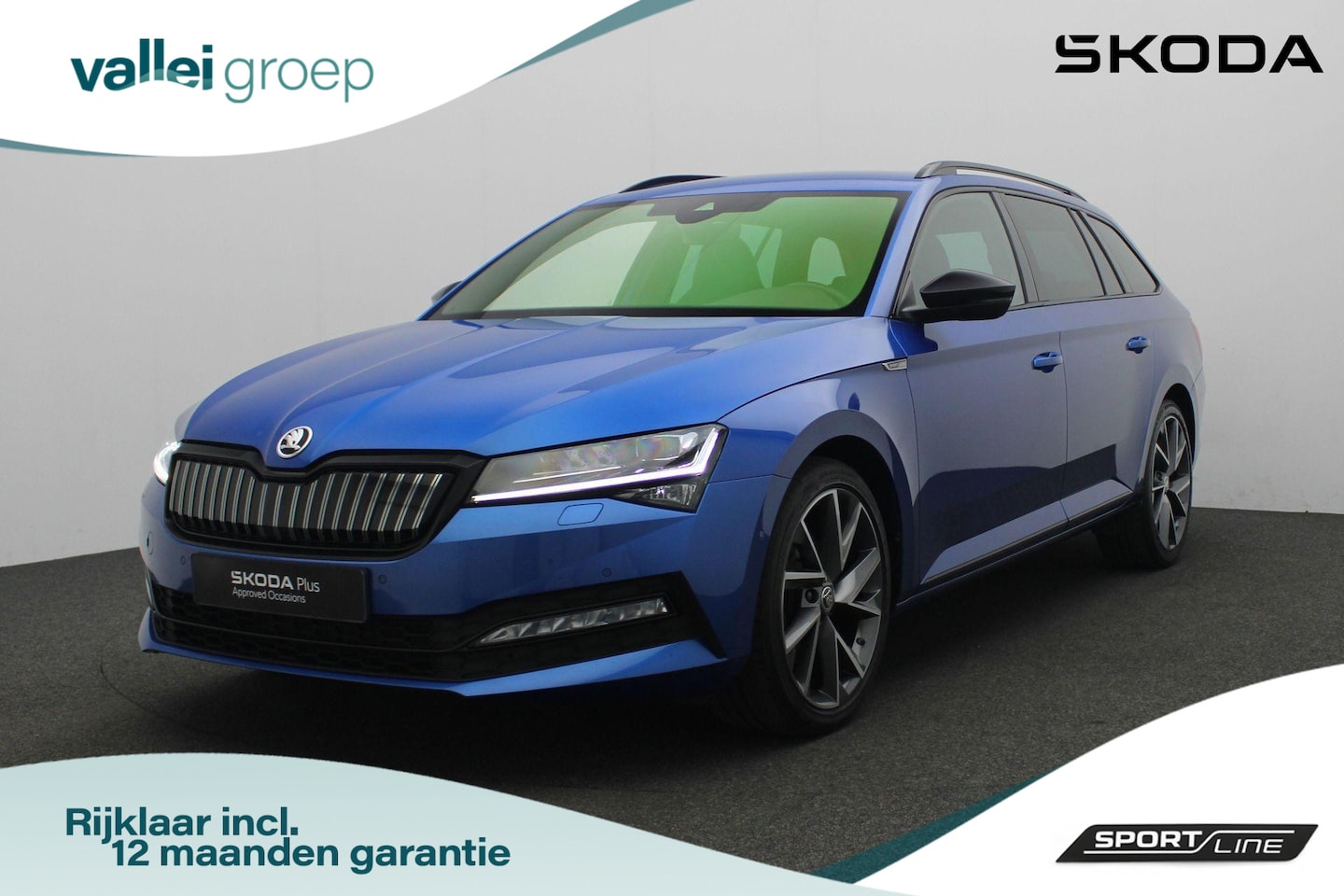 Skoda Superb Combi - 1.4 TSI 218 pk DSG iV Sportline Business | Geheugenstoelen | Navigatie Columbus | Adaptief - AutoWereld.nl