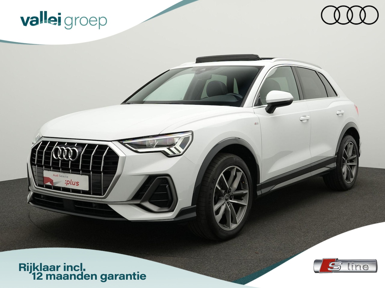 Audi Q3 - 35 TFSI 150 pk S-tronic S edition / S-Line | Panoramadak | Elektr. stoelen | Leder/alcanta - AutoWereld.nl