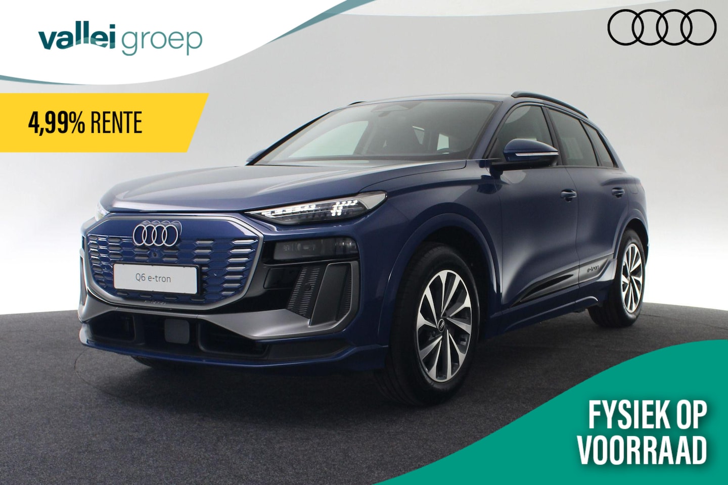 Audi Q6 e-tron - Advanced edition Performance 100kWh 225kW / 306 pk | Tech plus | Sportstoel zwart leder-ku - AutoWereld.nl