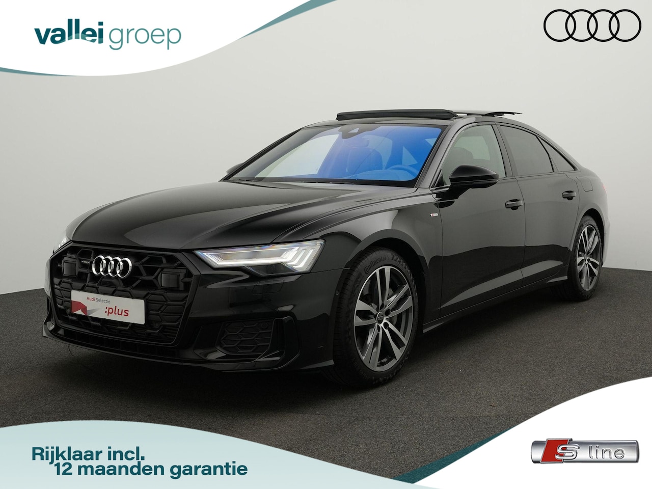 Audi A6 Limousine - 50 TFSI e 299 pk S-tronic quattro S edition Competition / S-Line | Panoramadak | Leder | G - AutoWereld.nl