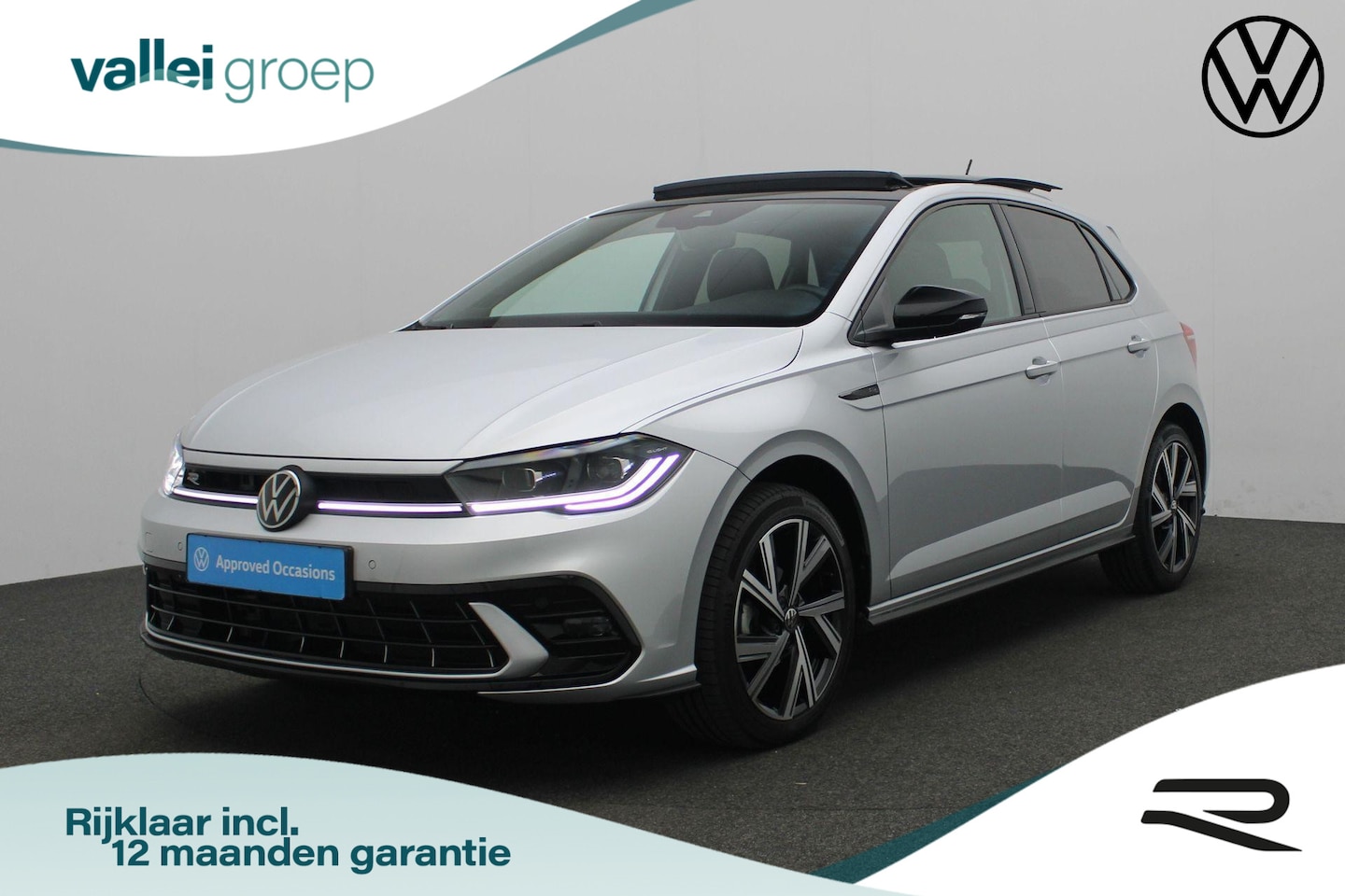 Volkswagen Polo - 1.0 TSI 95 pk DSG R-Line | Panoramadak | IQ Light | Achteruitrijcamera | Stoelverwarming | - AutoWereld.nl