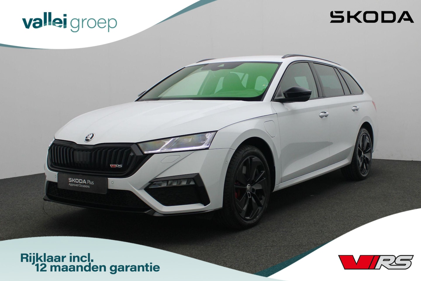 Skoda Octavia Combi - 1.4 TSI 245 pk DSG RS iV PHEV Business | Adaptief onderstel | Trekhaak | Matrix LED | Head - AutoWereld.nl