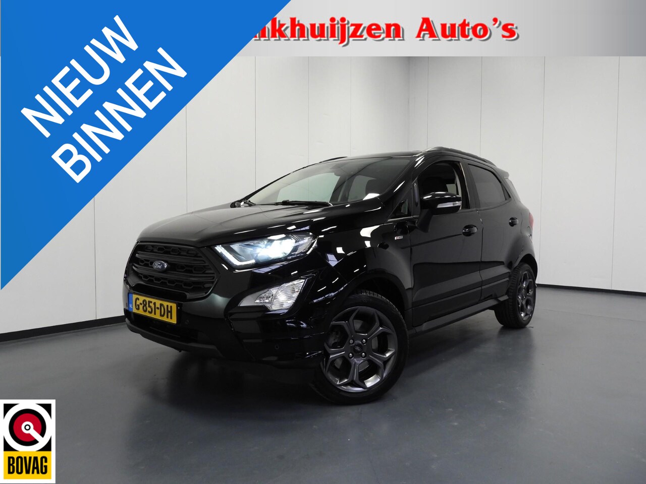 Ford EcoSport - 1.0 EcoBoost ST-Line Black NAVI/CAMERA/XENON/TREKHAAK/17"LMV! - AutoWereld.nl
