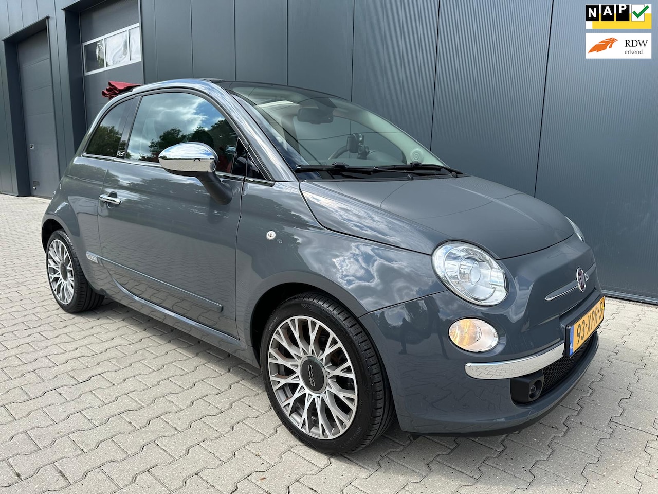 Fiat 500 C - 0.9 TWINAIR LOUNGE CABRIOLET LEDER NAVI - AutoWereld.nl