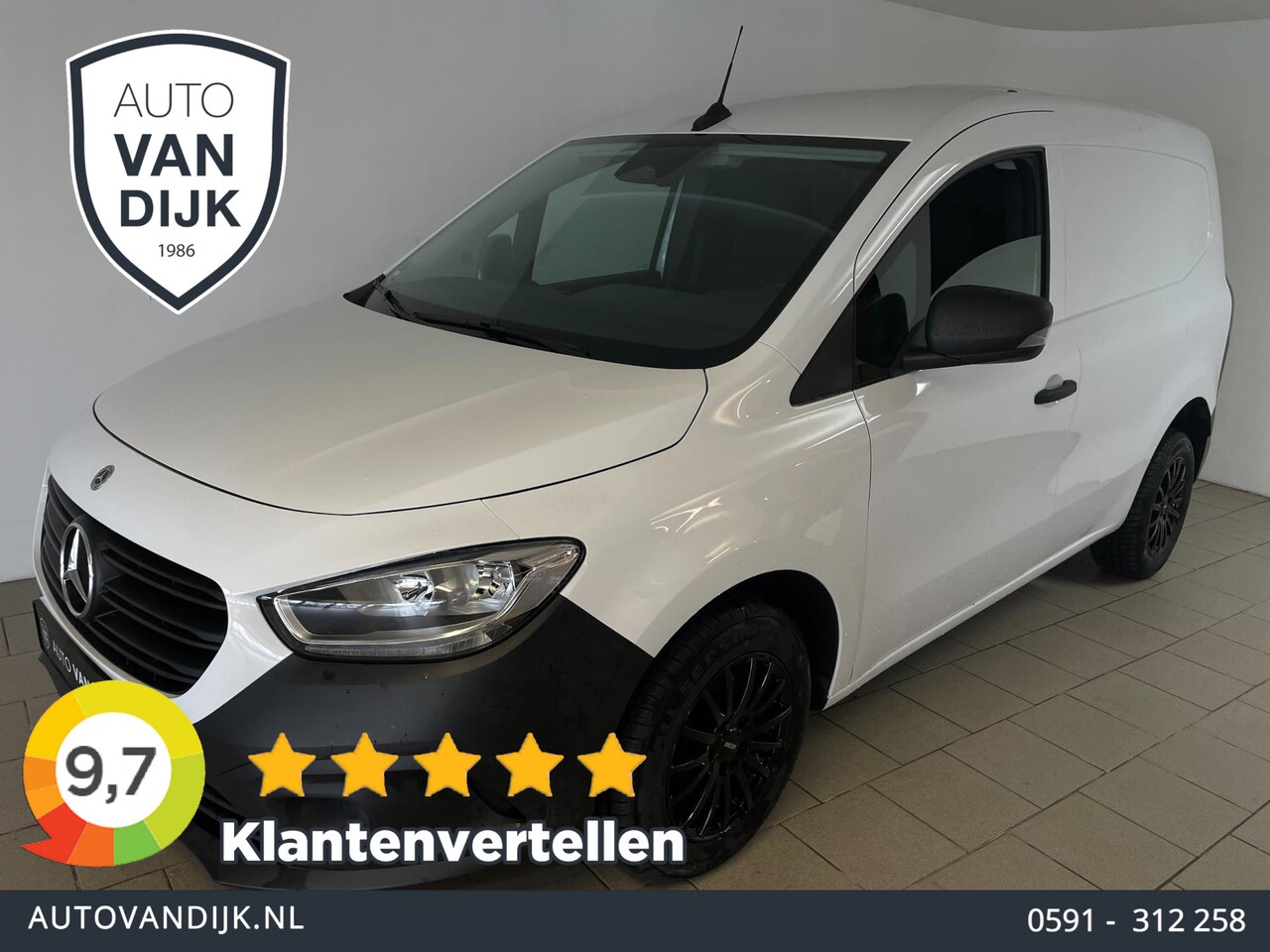 Mercedes-Benz Citan - 108 CDI L1 AIRCO ELEK RAMEN VELGEN PDC LAGE KM STAND NIEUWSTAAT - AutoWereld.nl